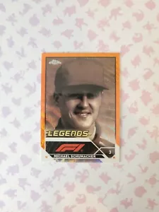 2023 Topps Chrome Formula 1 - Orange Refractor #199 Michael Schumacher 25/25 - Picture 1 of 6