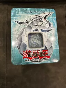 NEW Yu-Gi-Oh! Cyber Dragon Tin (plastic wrap has torn off) - Picture 1 of 5