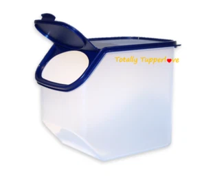 Cubo de patatas/cebollas Tupperware Modular Mates Large Keeper 5,5/8,3 litros azul oscuro - Imagen 1 de 1