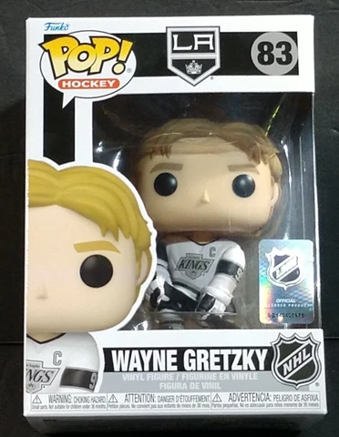 Funko Pop! NHL: Legends Wayne Gretzky (LA Kings White Jersey) Vinyl Figure #83 Cover