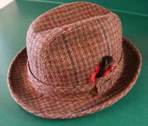  Winston by Stetson Fedora Estilo 5436 Marrón con etiquetas - Imagen 1 de 10