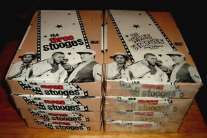 2 diversi 1985 3 tre STOOGES scatole non aperte, serie I & II ottieni 1 di ciascuna - Foto 1 di 4