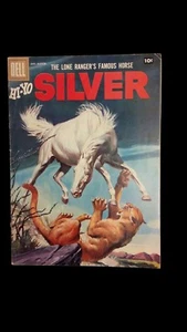 Lone Ranger's Famous Horse Hi-Yo Silver #25 1961- Dell Western- FN - Picture 1 of 8