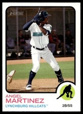 2022 Topps Heritage Minor League Angel Martinez G8 Lynchburg Hillcats #24
