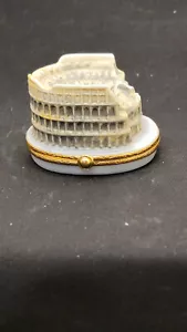 Scatole porcellana Colosseo Artoria by Limoges autentiche lusso Limoges certificato di autenticità francese - Foto 1 di 15