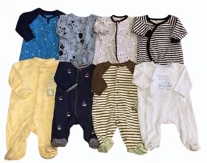 Lote para dormir bebé niño recién nacido nuevo en caja Little Me Cat & Jack cachorro rana pato... - Imagen 1 de 13