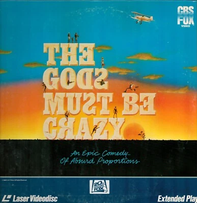 THE GODS MUST BE CRAZY Laserdisc - An Epic Comedy Of Absurd Proportions Foto 1 de 2