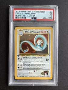 Pokémon Erika’s Dragonair Holo Gym 1a Edizione 4/132 PSA 3 (50741658) - Foto 1 di 2