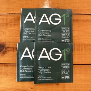 ATHLETIC GREENS AG 1 - 4 Single Serving Travel Packet Supplement Free Shipping - Picture 1 of 2