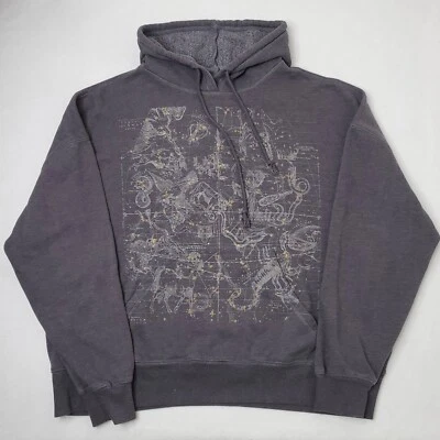 Лос-Анджелес Толстовка женская с капюшоном Hearts Space Constellations карта серая L Pacsun - Изображение 1 из 4