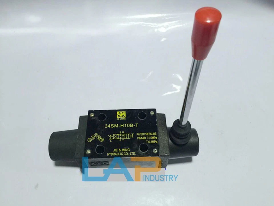 1PCS New 34SM-H10B-T 31.5MPa Reset Hydraulic Accessories Manual Reversing Valve - Image 1 of 3
