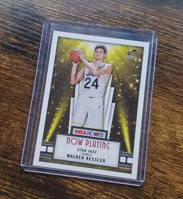 Walker Kessler RC 2022-23 Panini Hoops Now Playing #19 Jazz - Image 1 of 2