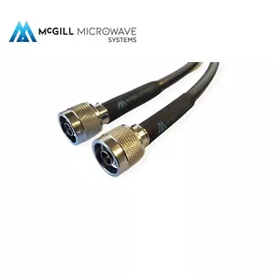 N Male to N male Cable Assembly Low Loss Coaxial RG214 LSZH Military Spec M17 - Picture 1 of 4