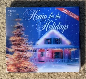 Home For The Holidays 3 CD Set 50 Christmas Favorites 3D Cover Art - Excellent - Picture 1 of 6