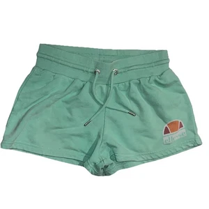Ellesse Mobo Fleece Short Green Woman’s Shorts Drawstring Casual Cozy Large - Picture 1 of 5
