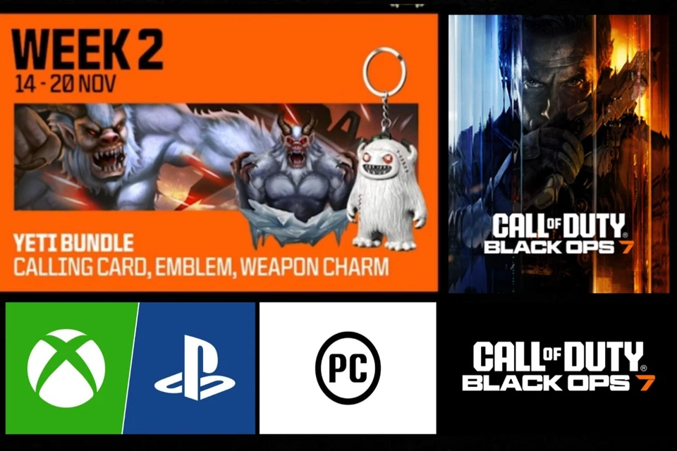 Black Ops 7 Emblem + Calling Card + Gun Charm - SUPER RARE  - Image 1 of 1