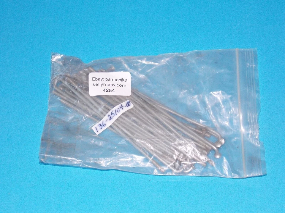 24 SPOKES 1964 1966 YAMAHA YA6 FRONT WHEEL OEM# 136-25104-00 L=136mm D=3.18mm - Image 1 of 1