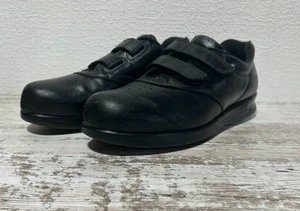 Zapatos cómodos SAS Free Time de cuero negro trípode de gancho y bucle para mujer EE. UU. 7 M - Imagen 1 de 5