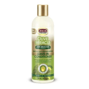 AFRICAN PRIDE Olive Miracle AntiBreakage Haar & Kopfhaut Leave in Conditioner 12 Unzen - Bild 1 von 3