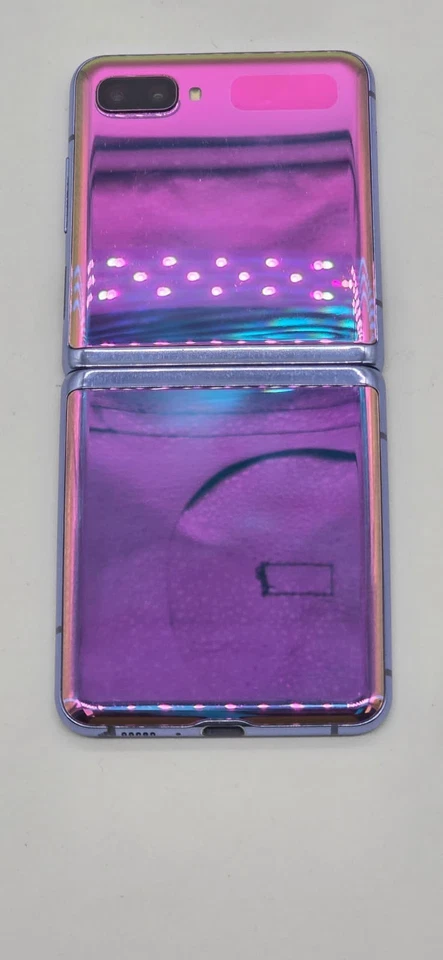 Samsung Galaxy Z Flip SM-F700U (SIM+eSIM) Desbloqueado 256 GB 8 GB Aurora Brillo Justo Foto 1 de 4
