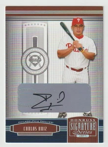 CARLOS RUIZ Phillies 2005 Donruss Signature Series Autograph #106 SP RC AUTO - Picture 1 of 2