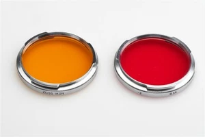 Zeiss Ikon B56 Filter Set Orange O 3X & Red R 8X - Picture 1 of 2