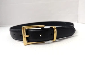 Vintage Guess Damen Freizeit Echtleder Schwarz Gürtel Made in USA Größe M - Bild 1 von 5