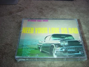VARIOUS ARTISTS Need Your Love So Bad 2-CASSETTE Tape SET 28 BLUES Tracks - New - Picture 1 of 11