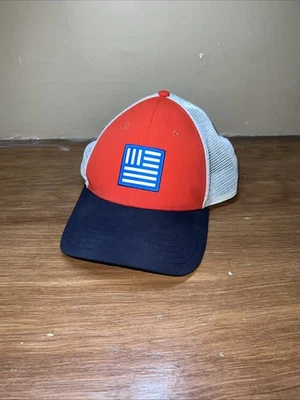 The North Face Trucker Hat Orange, White And Blue One Size - Image 1 of 4