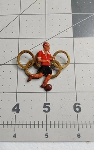 Spilla calcio olimpico anni 30 40 - Foto 1 di 2