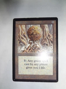 MTG MAGIC THE GATHERING CARD ORIGINAL BETA LIMITED ARTIFACT WOODEN SPHERE VTG - Picture 1 of 2
