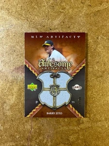 🔥 BARRY ZITO - 2007 UPPER DECK ARTIFACTS - AWESOME ARTIFACTS #AW-BZ - 12/50 🔥 - Picture 1 of 2