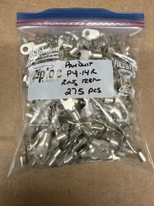 Panduit P4-14R Non-Insulated Ring Terminal 4 AWG 1/4" Stud Qty 275 - Picture 1 of 6