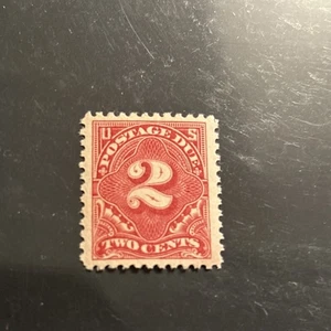 Scott # J62 - ONE 2 CEMT 1917 POSTAGE DUE STTAMP - Superb OG - MNH - Picture 1 of 2