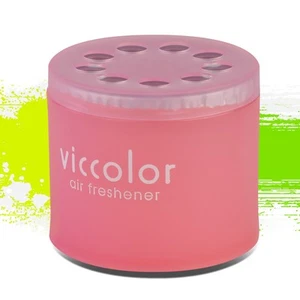 REFRESCANTE DE AIRE PEACH & KISS VICCOLOR JAPÓN ROSA FRASCO FRAGANCIA GEL 85G DIFUSOR - Imagen 1 de 5