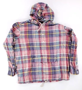 Polo Ralph Lauren Lightweight Hoodie Indian Madras Plaid Mens XXL - Picture 1 of 6