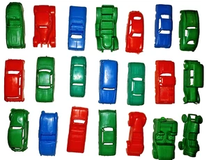Lot of 21 Vintage 1960's MPC Mini Plastic Sports Cars EC Free Ship - Picture 1 of 7