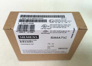 New Siemens 6ES7972-0BA52-0XA0 6ES7 972-0BA52-0XA0 SIMATIC DP Connector - Picture 1 of 2