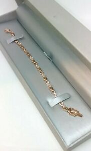 14kt Rose Gold Over 925 JDJ Tennis Bracelet And Necklace CZ