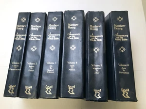 Matthew Henry Commentary on the Whole Bible Volume 1-6 Reference Library Edition - Foto 1 di 2