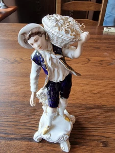 Der Weinpflücker von Royal Dux Bohemia Porzellanfigur 21cm hoch - Bild 1 von 8