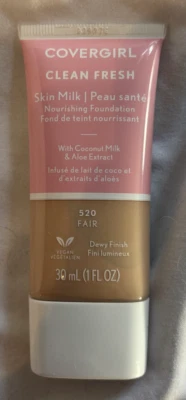 Covergirl Clean Fresh Skin Milk Nourishing Foundation - 520 Fair - NEW/SEALED - Image 1 of 3