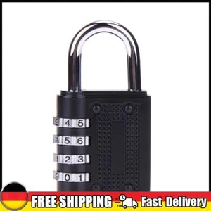 Vorhängeschloss aus Zinklegierung, Diebstahlschutz, 4-stelliges Passwortcode-Sch - Bild 1 von 4