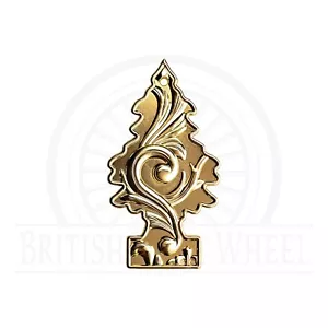 Espejo retrovisor pequeño árbol grabado en oro 24K accesorio colgante para Lowriders - Imagen 1 de 7