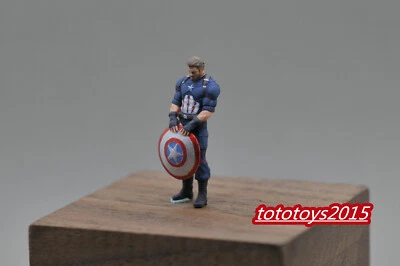 Painted 1/87 heroes Captain America Scene Miniture Figure Fit Cars Vehicles - Image 1 of 4