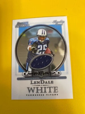 RS22369  2006 Bowman Sterling #LW LenDale White RC JERSEY - Image 1 of 2