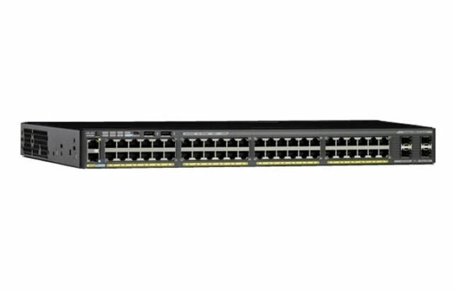 Cisco Catalyst 2960 WS-C2960X-48TS-L 48-Ports Rack-Mountable Ethernet Switch