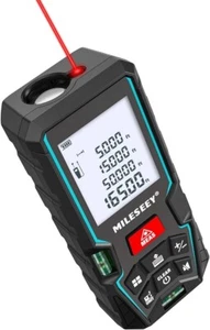 Laser Measure Device 50M,MiLESEEY Laser Distance Meter With 2 Spirit Level inch - Picture 1 of 4