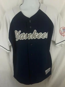 New York Yankees Derek Jeter #2 Jersey Size XL Blue White Gray  - Picture 1 of 5