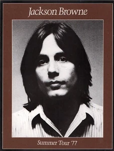 JACKSON BROWNE 1977 SUMMER TOUR THE SECTION / DAVID LINDLEY BOOKLET / NMT 2 MINT - Bild 1 von 4